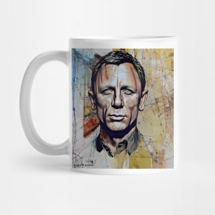 Portrait of Daniel Craig Mug